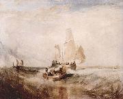 Joseph Mallord William Turner Jetzt fur den Maler, Passagiere gehen an Bord France oil painting artist